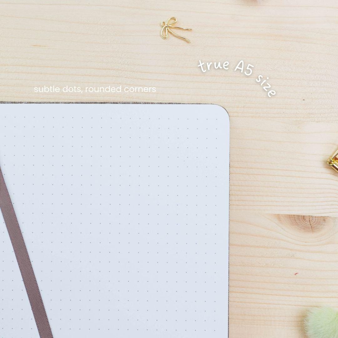 Bullet-Journal ESPRESSO | A5 Dot Grid Notebook, 160 gsm Ultra Thick Paper