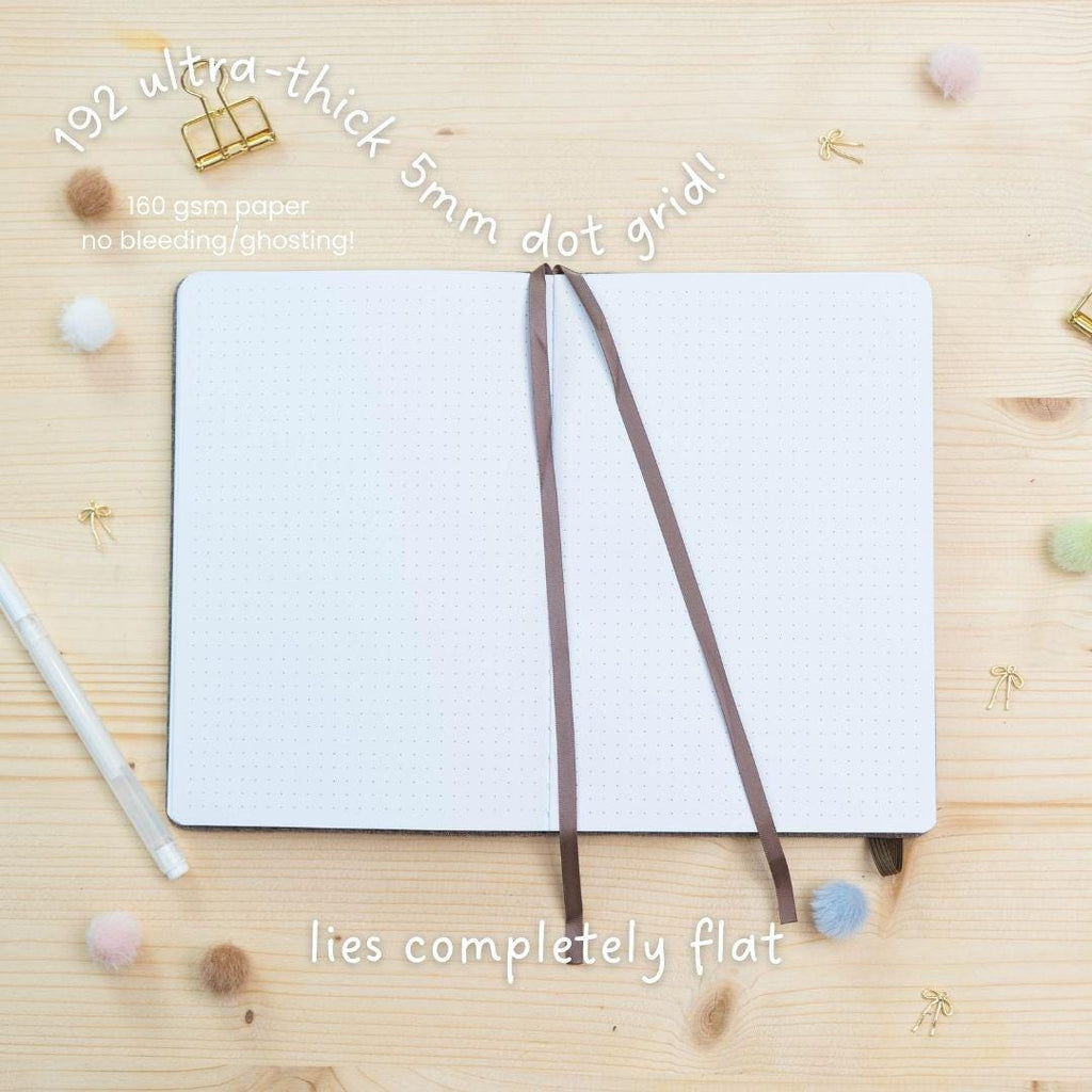 Bullet-Journal PETAL | A5 Dot Grid Notebook, 160 gsm Ultra Thick Paper