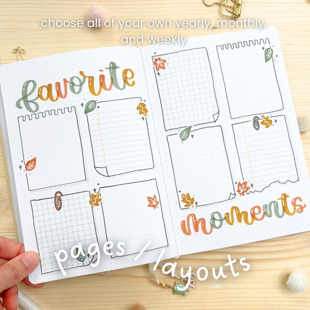 CUSTOM Hand-Drawn Bullet Journal - Only ONE Available At A Time