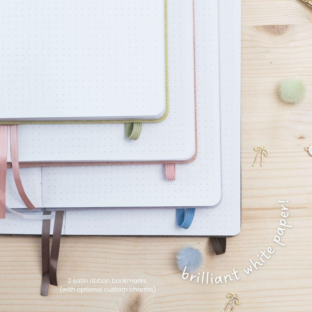 Matcha Pre-Made Journal | Undated Hand-Drawn Planner "Matcha" Green ...